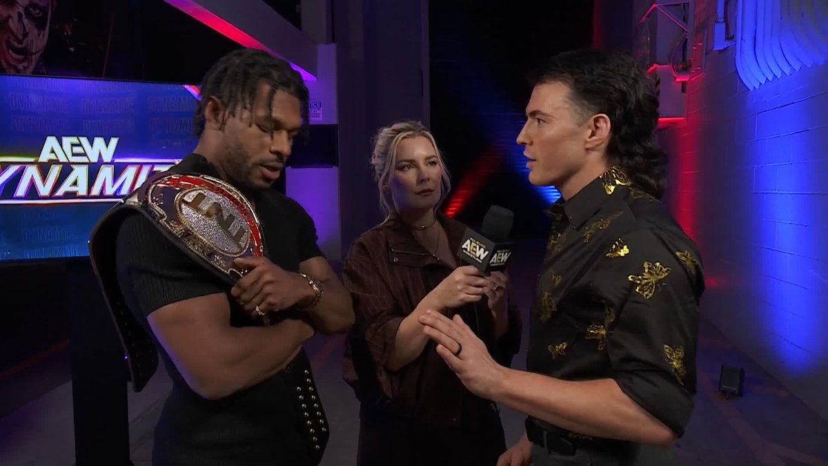 The pressure is building for Kevin Knight ケビン・ナイト! The TNT Champion defends against DARBY ALLIN next Wednesday before challenging Kenny Omega for the #AEW World Title at Redemption, and Speedball Mike Bailey has plenty to say! Watch #AEWDynamite LIVE on TBS + HBO Max
