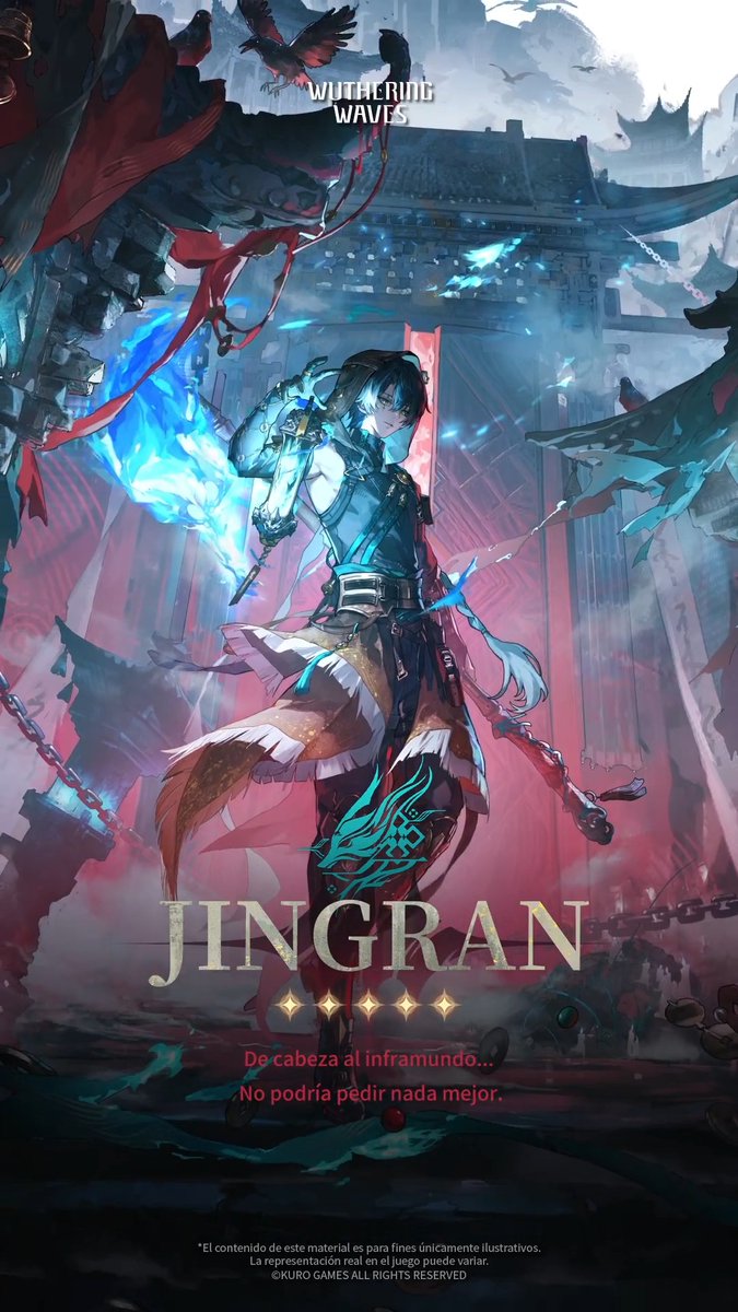 Antropoceno de poslamento: Estrellas cruzadas — Jingran Forte >> Artes Qi del inframundo El ojo derecho de Jingran alberga un poder particular. Este le permite captar frecuencias dispersas de otro modo imperceptibles. Cuando su Forte alcanza niveles críticos, puede levantar una barrera aislante en cuyo interior se fuerza la emergencia de las frecuencias ocultas. Coordinándose con la Criatura Remanente que habita en su ojo izquierdo, domina un repertorio de habilidades que incluyen anclaje de frecuencias, percepción compartida y la transmisión de órdenes. #WutheringWaves #WutheringWavesES #Jingran