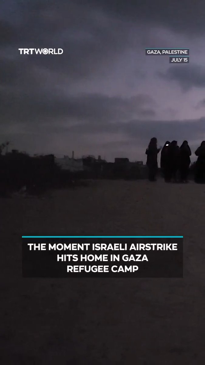🇵🇸🇮🇱 | Cazas de combate israelíes bombardearon una vivienda en el campamento de refugiados de Maghazi, en el centro de la Franja de Gaza, causando graves daños materiales en el área residencial.