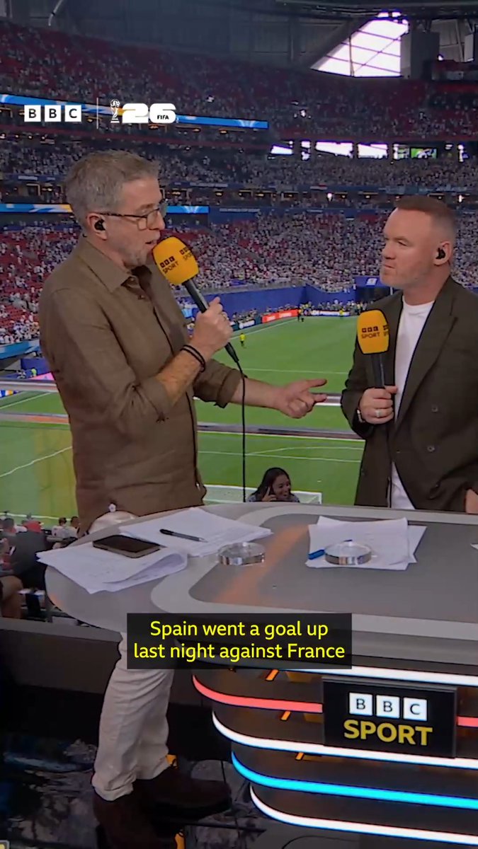 🗣 "We don't keep the ball well enough!" Wayne Rooney, Joe Hart and Micah Richards discuss England's ability to control a game compared to World Cup finalists Spain 🇪🇸