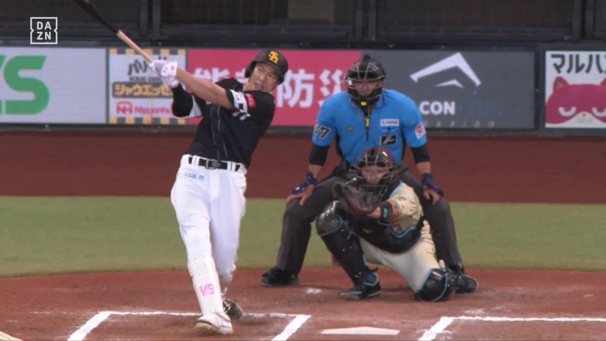 解き放たれた弾丸 ライトブルペンへ一閃 柳田悠岐 第11号ホームラン ⚾️日本ハム×ソフトバンク #sbhawks #だったらDAZN