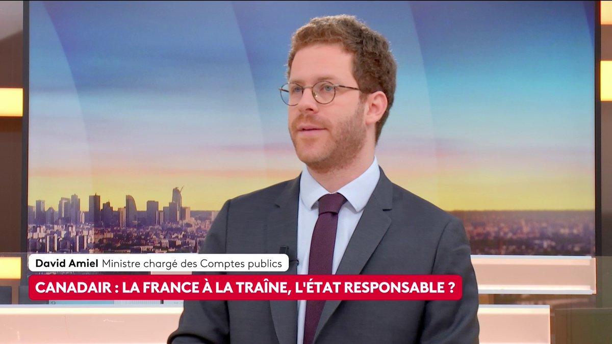 🔴 Budget 2027 : "Pour que l'élection présidentielle puisse se dérouler dans un climat économique serein (...), on a besoin d'avoir un budget qui continue à réduire le déficit (...), un budget de sauvegarde républicaine." 🗣️ David Amiel, ministre chargé des Comptes publics.