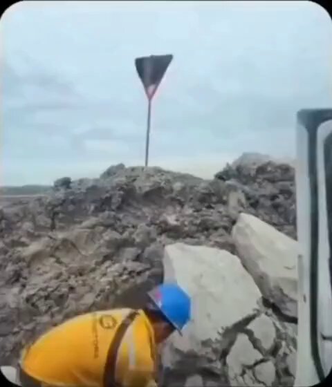 这种人最精了，砸了蚂蜂窝，慢慢开去收费站窗口