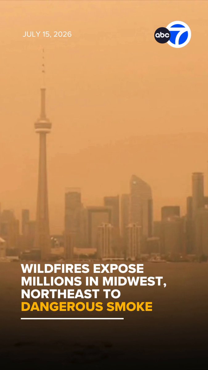 🇺🇸 Millions across the Midwest and Northeast could soon be breathing hazardous wildfire smoke as massive blazes in Canada, New York, and Minnesota continue to spread. More than 100 active blazes are feeding the inferno’s smoke machine, so don’t expect clear skies or clean lungs anytime soon. If you live in the affected regions: limit outdoor time, keep windows shut, and run your AC on recirculate if you have it. Writer: Monica