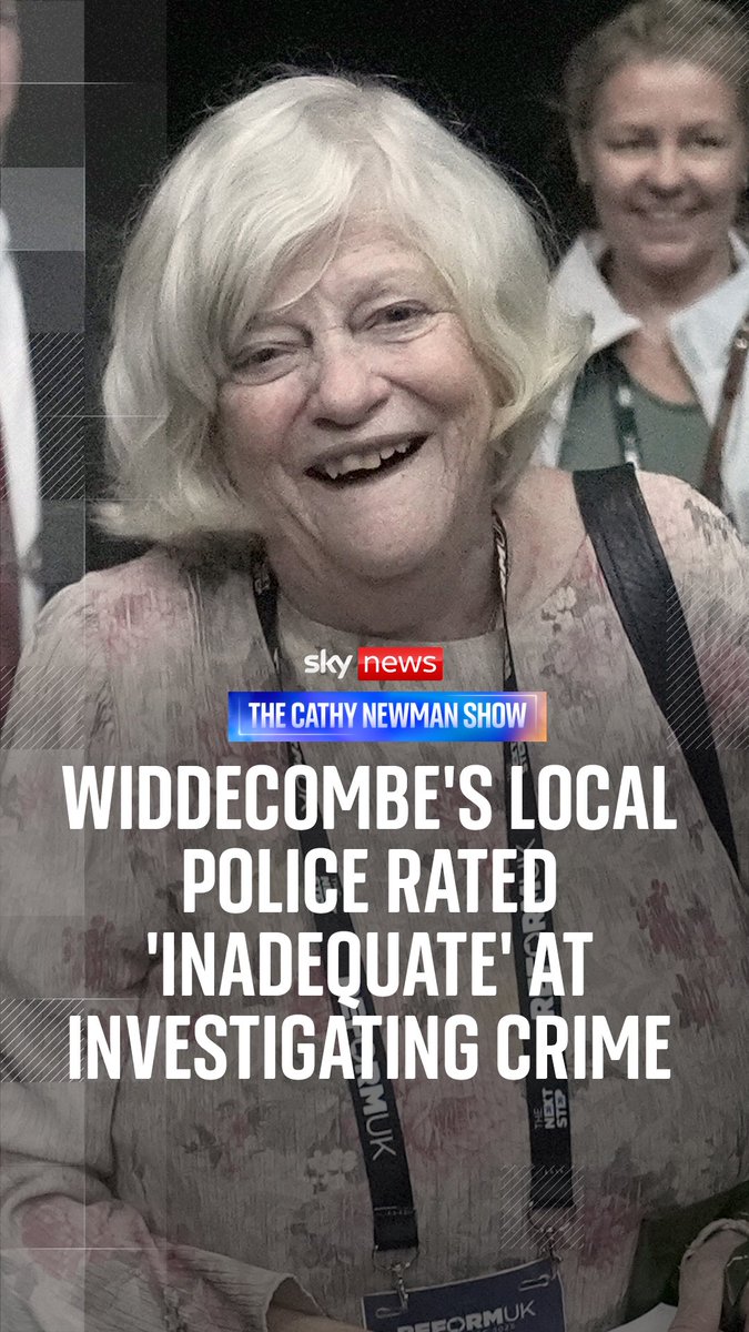 A month before her death, Ann Widdecombe's local police force were rated 'inadequate' at investigating crime by a police inspectorate. Sky's Cathy Newman takes a look at the report on Devon and Cornwall Police.