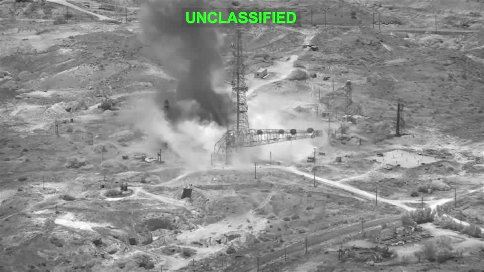 The US reimposed a naval blockade on Iran and disabled an oil tanker as strikes targeted Iranian military sites; Iran responded by targeting US military sites in neighboring countries
