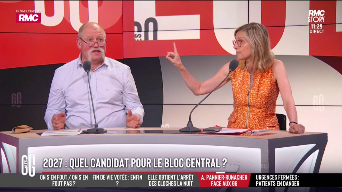 🎙️ Agnès Pannier-Runacher 🇫🇷🇪🇺, ex-ministre de la Transition énergétique : "On croit en l'économie de marché, en l'Europe, au fait que le salaire doit payer plus." 🎙️ Didier Giraud : "Vous avez le discours d'une personne qui a passé 10 ans dans l'opposition." #GGRMC