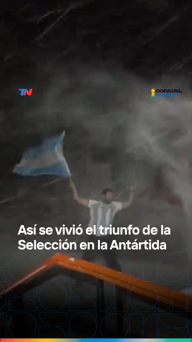 🇦🇷"¡VAMOS ARGENTINA, CARAJO!" I Así se festejó el triunfo de la Selección ante Inglaterra en la Base Esperanza, en la Antártida argentina.