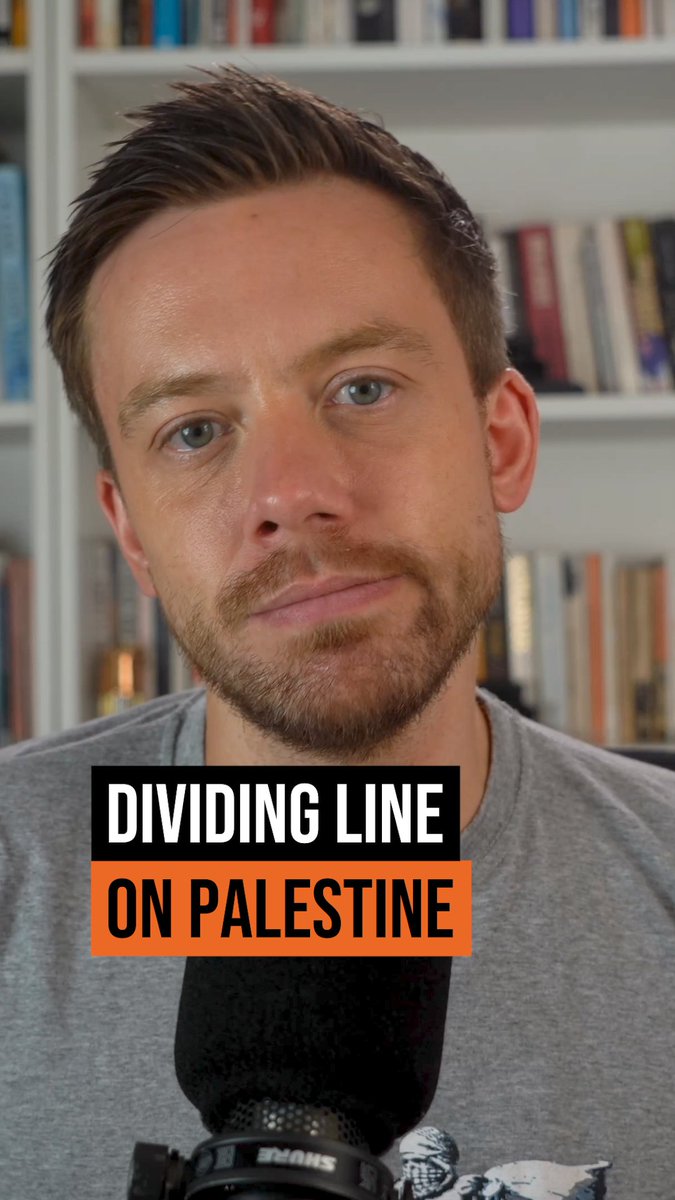 There is a simple dividing line on Israel and Palestine. It is: "Do you think Palestinians have lives of equal worth?"