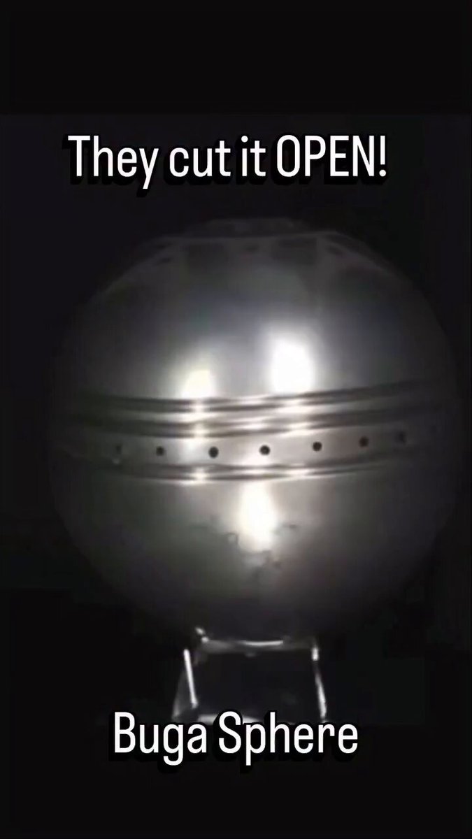 The first findings from inside the mysterious Buga Sphere👇