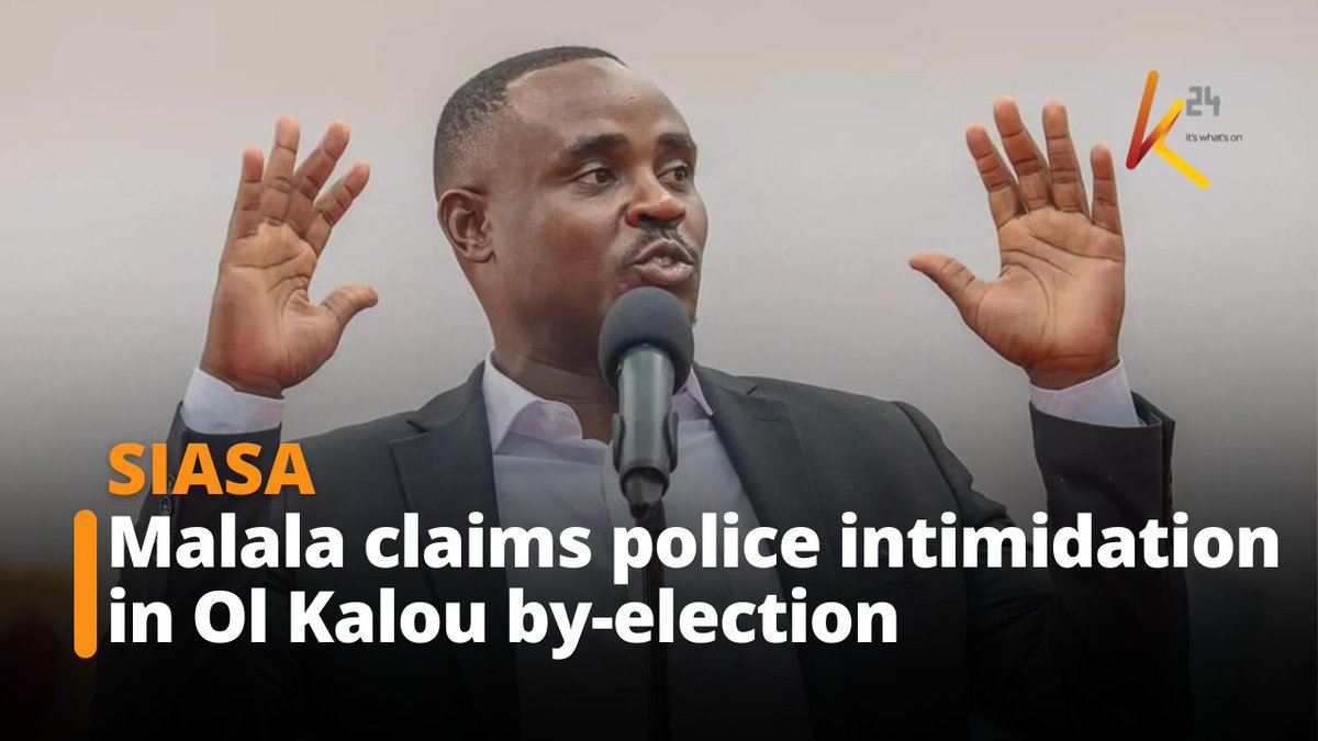 DCP’s Cleophas Malala claims police intimidation in Ol Kalou by-election voting
