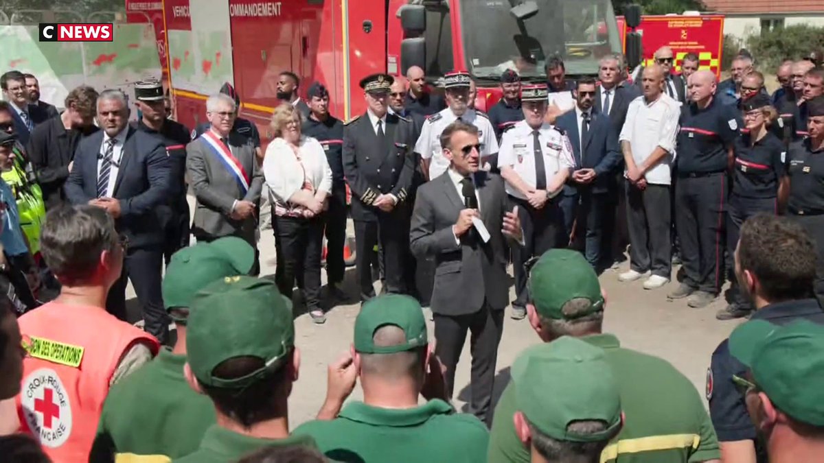 Emmanuel Macron sur les incendies : la France «n'a jamais été confrontée à cette situation» depuis «la fin de la Seconde Guerre mondiale» Toute l'info est à retrouver sur