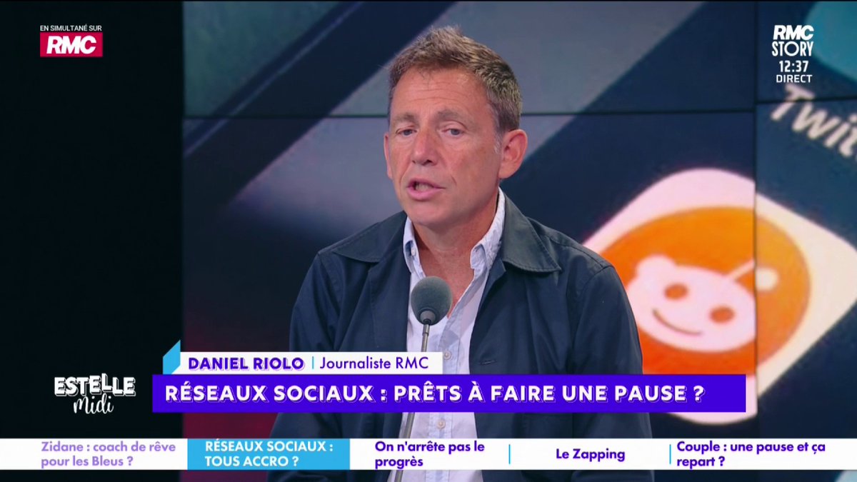 📱 Faire une pause des réseaux 🎙️ Daniel Riolo : "Je suis très inquiet... Quand j'ai dit qu'on a cédé à l'engouement sur les Bleus, la vérité, c'est que c'est aussi un truc de réseaux... Dans les rédactions, on détermine des sujets par rapport aux réseaux, c'est gravissime !"