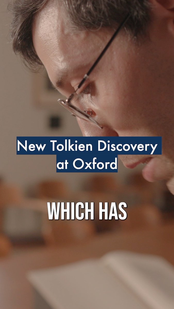 A previously unpublished, nearly complete translation by J.R.R. Tolkien has been discovered at Oxford. #oxforduniversity #Tolkien