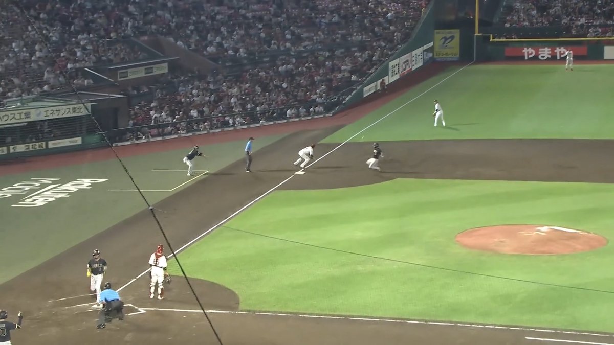 無鉄壁で逆転‼️ オリックス 宗佑磨 選手の同点となる2点タイムリー2ベースヒット👏 中川圭太 選手の勝ち越しタイムリー2ベースヒット✨ 👇スマホ・テレビで試合観戦！