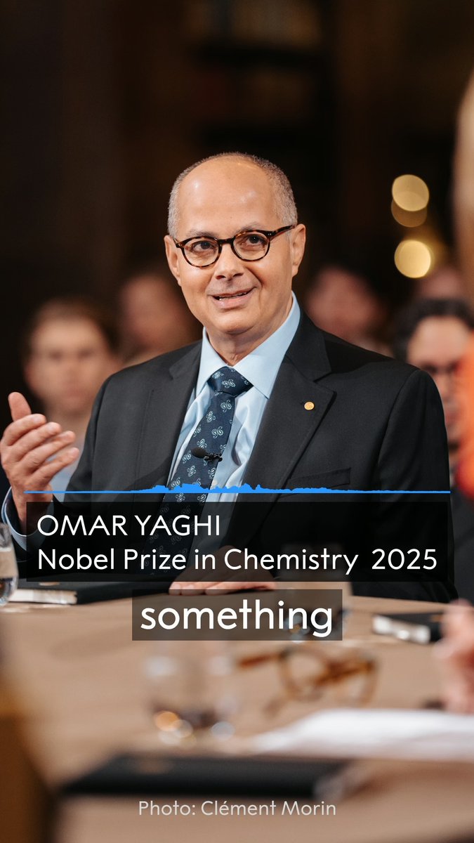 "When you discover something and you think it's significant, you should push it all the way to benefit society." – Omar Yaghi In our newest podcast episode we speak with the 2025 chemistry laureates – Omar Yaghi, Richard Robson and Susumu Kitagawa. They discuss letting their minds wander to unplanned places, the discovery of metal–organic frameworks and their life-saving applications. Listen here: