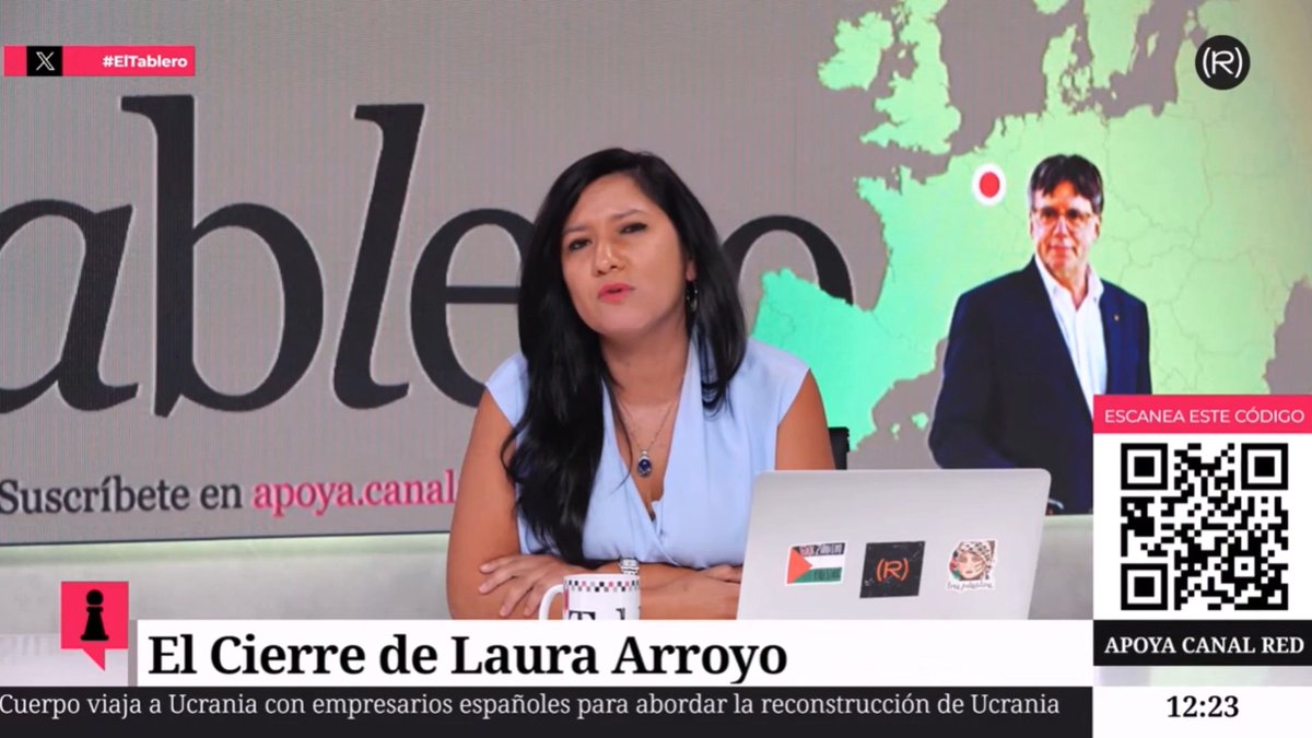 🇦🇷 "Así como las Malvinas siguen estando ocupadas, Argentina entera está en riesgo de ocupación imperialista, sionista, yankee y fascista" El cierre de Laura Arroyo en El Tablero 👇🏾 📺