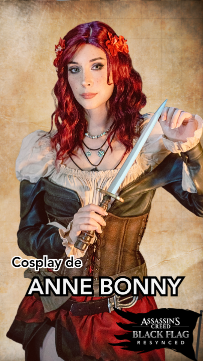 🏴☠️ Una transición perfecta hacia Anne Bonny ✨ Un aplauso para el talento, la creatividad y la dedicación detrás de este increíble cosplay de Illisia 🪡🧵. ¿Qué os parece el resultado? ¿Qué nota le dais del 1 al 10? 👇