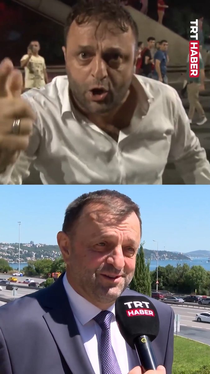 "İnsan bir kere ölür, adam gibi ölür" 15 Temmuz gecesi Fatih Sultan Mehmet Köprüsü'nde söylediği bu sözlerle milletin direniş ruhunu simgeleyen Mehmet Ayaz, TRT Haber'e konuştu. 📌"Mahşer yeri gibiydi, o gece kucağımda bir çocuk şehit oldu..."