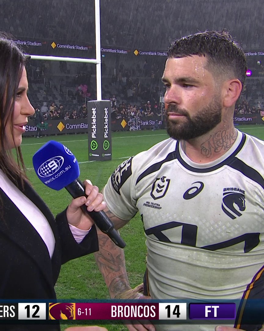 Hear from Adam Reynolds after the Broncos' win over the Panthers! 🗣 #NRL