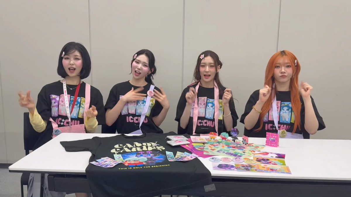 #ISSUE のみなさんのTelepathy✨ with #キャンカリ #ICCHU グッズ🍭🧚 #キャンカリPOPUPは 7/17～7/26に渋谷モディで開催🛍 #キャンディーカリエス