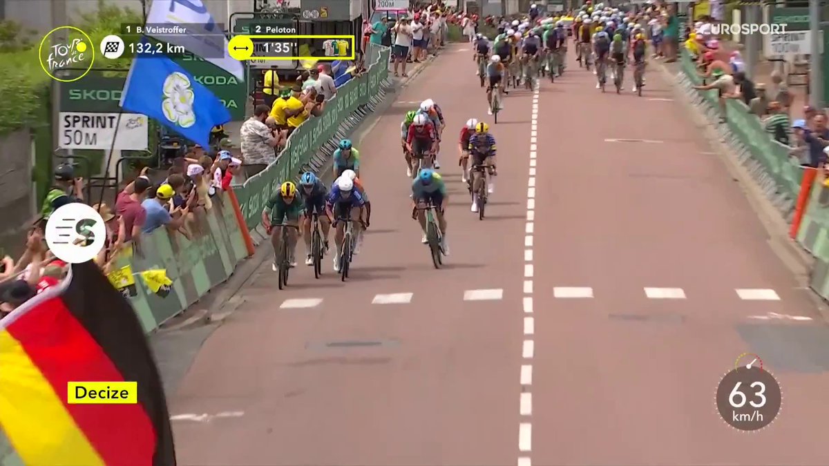 😶 No, Jasper, hoy tú estás libre de toda culpa El momento en el que Mads Pedersen pudo cerrar a Jasper Philipsen contra las vallas #TDF2026 #LaCasadelCiclismo