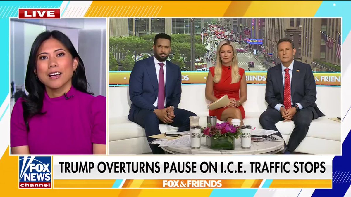President Trump reinstates ICE traffic stops just 24 hours after pausing them over two fatal shootings involving immigration agents. Madeleine Rivera reports.