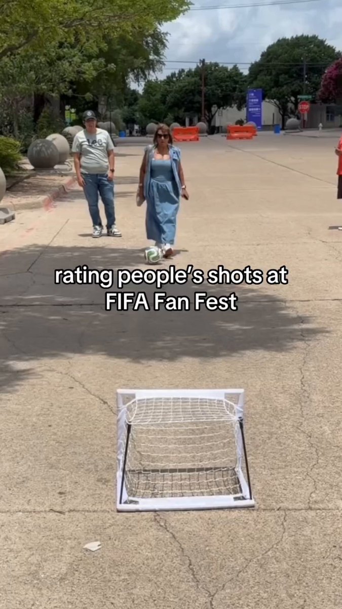 We're out here at the FIFA Fan Fest in Dallas!