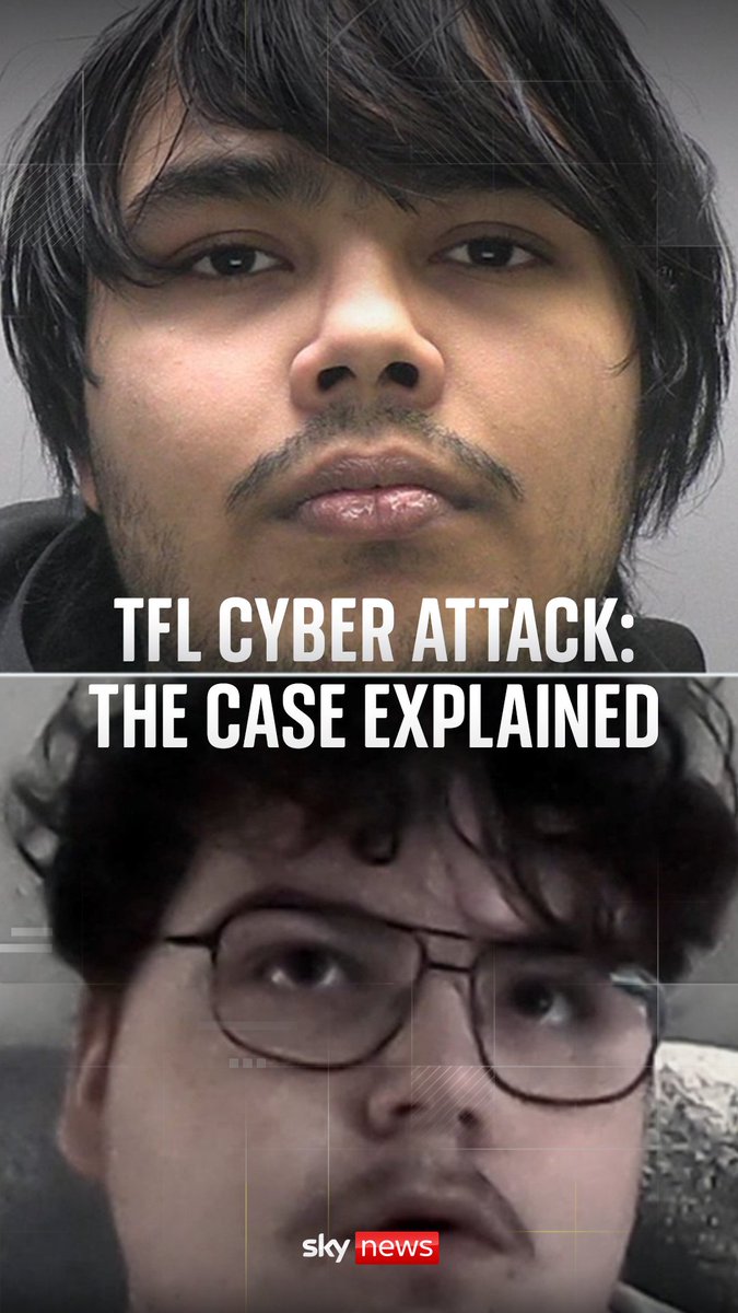 Two men have been jailed for five and a half years after they admitted hacking into Transport for London's network in 2024. The pair - described by prosecutors as 'experienced and talented' hackers - are part of the notorious Scattered Spider gang Sky's Mickey Carroll explains