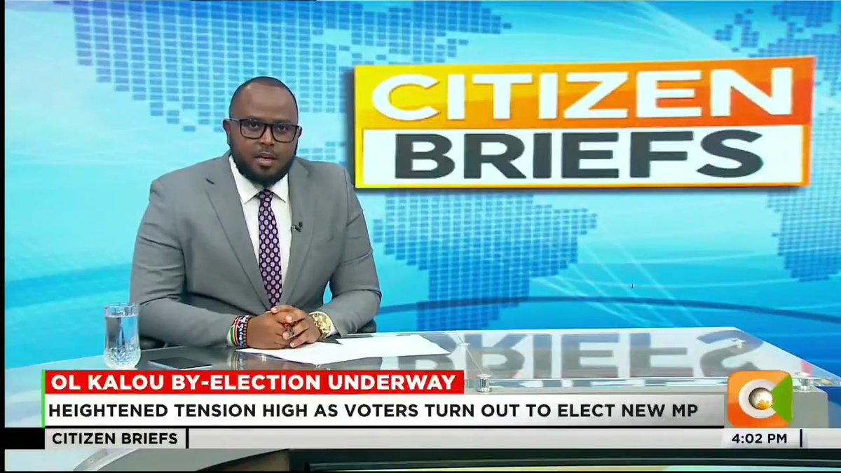 Ol Kalou By-Election Underway: Heightened tension high as voters turn out to elect new MP Over 1,000 police officers deployed to secure the poll Heightened security amid fears of disruption and intimidation #CitizenBriefs