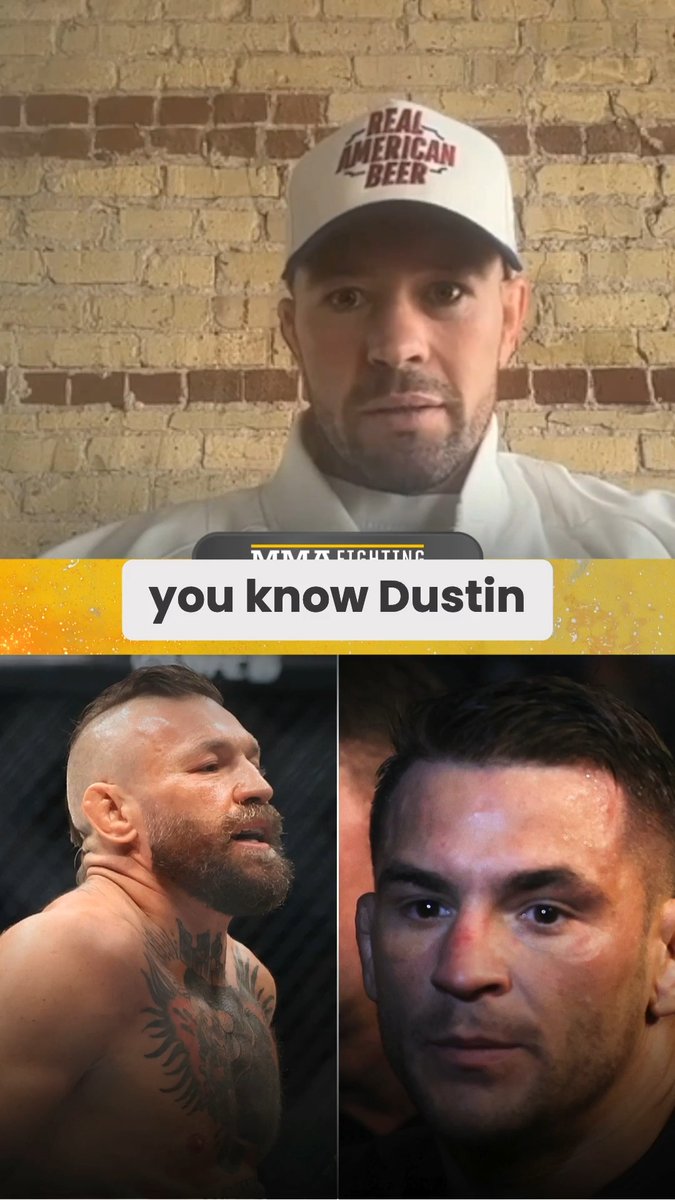 Colby Covington won't "kick Conor McGregor while he’s down" like Dustin Poirier: "I’m not going to be like that fraud Dustin soy boy. … I’m not going to kick him while he’s down, especially a guy that made Dustin’s career." (🎥: @mikeHeck_JR)