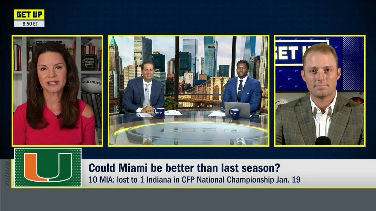 "Can [Miami] be better? Yes." Greg McElroy thinks the Miami Hurricanes Football can be more "explosive offensively" this season 👀