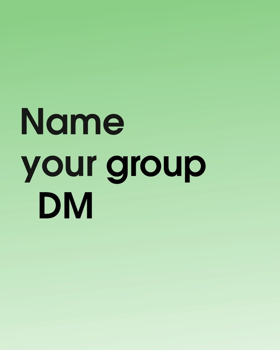 Big news incoming for conversation cataloguers... 👀 After years of requests, you can finally name your group DMs! You can even add emoji to make them unmistakably yours. ✨💬