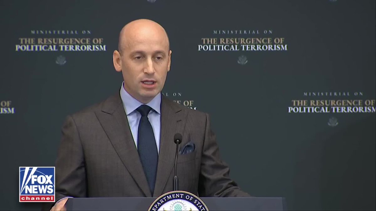 NEW: Deputy Chief of Staff Stephen Miller delivers a stark warning on the dangers of radical far-left ideology, sounding the alarm on how left-wing extremism inevitably leads to total authoritarian control. "Left-wing terrorism always ends in bloodshed, misery and suffering." "There's no point at which the left-wing terrorist is satisfied with his gains and ceases progressing." "It always becomes a gulag." "It always becomes the mass imprisonment of political enemies, the stripping of their rights and freedoms, inflicting immense pain, humiliation, suffering in order to establish complete and total control."
