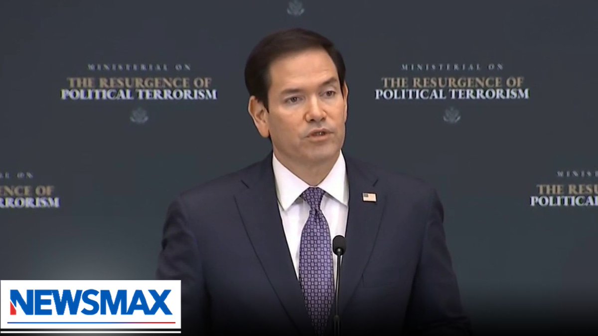 “For far too long... our counterterrorism doctrine has had a blind spot. A blind spot when it comes to extremist violence from the political left.” — Secretary of State Marco Rubio