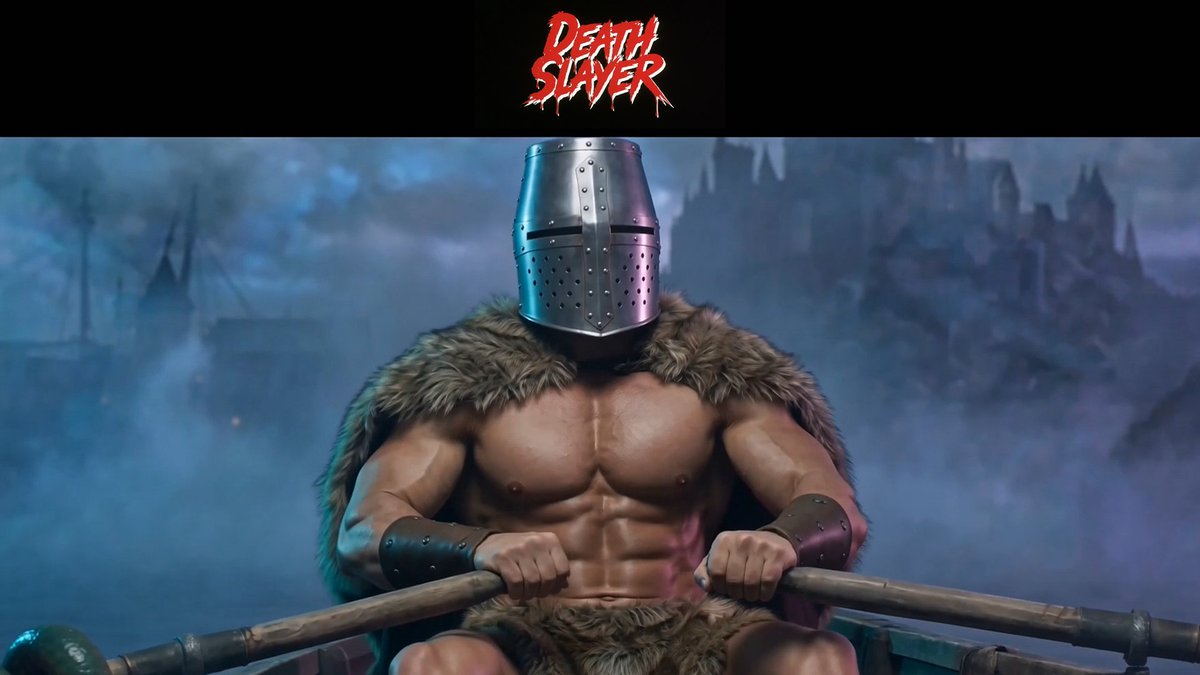 Yet another version of the Slayer character. This one is the most heavy metal. Might be the winner. I've been working on this since before seedance 2 came out, so i'm just releasing. Fantasy horror grindhouse b-movie sword and sandal heavy metal PG-13 action film chaos.