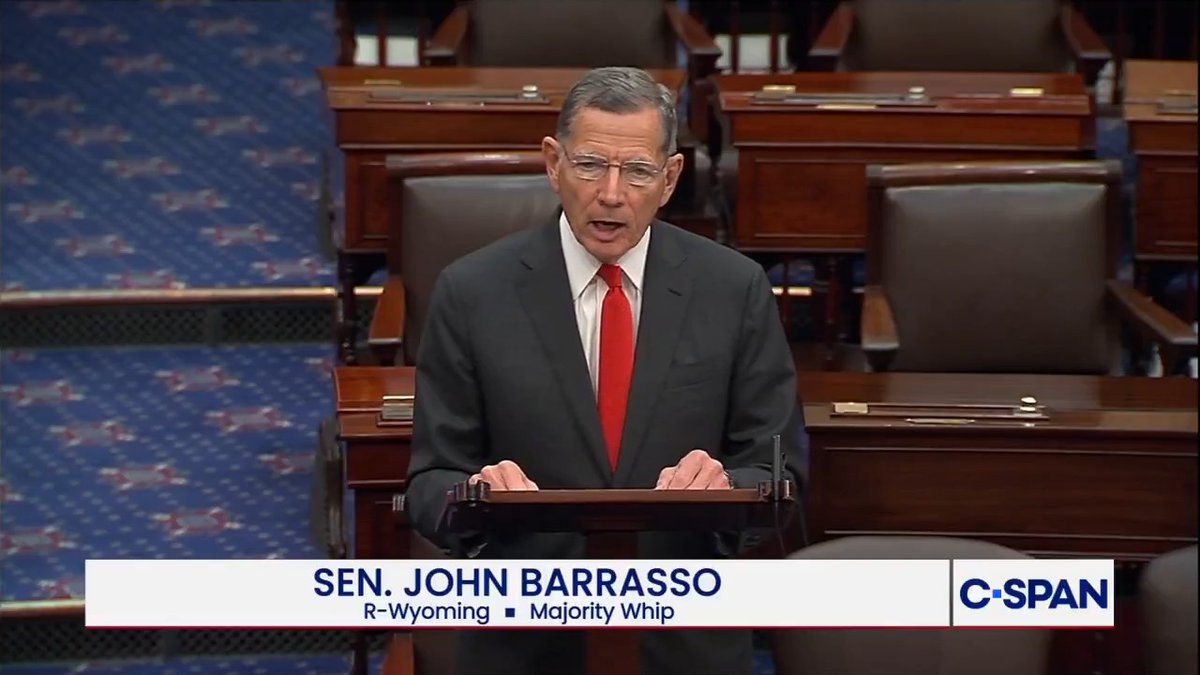 Senate Majority Whip John Barrasso criticizes the Democratic Party's agenda, bashing "socialism" for seeping into U.S. politics: "They're radical, they're extreme, they're dangerous and they are scary."