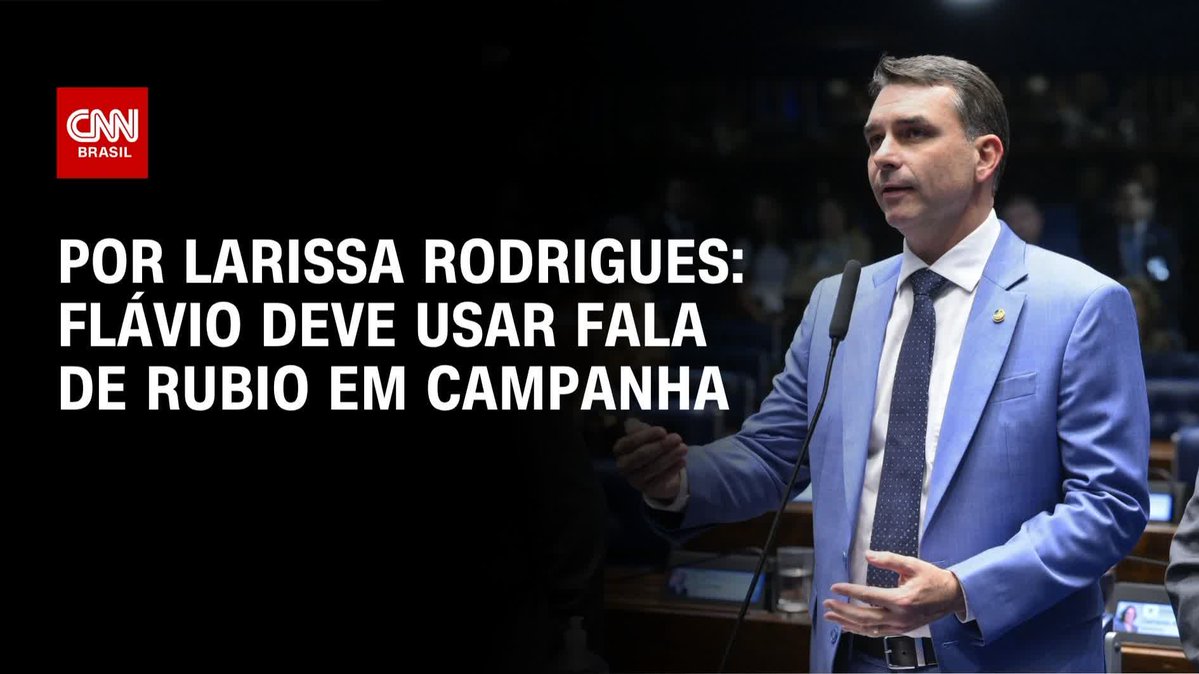 Por Larissa Rodrigues → Tarifaço: Flávio usará fala de Rubio em campanha; assista #LiveCNNBrasil