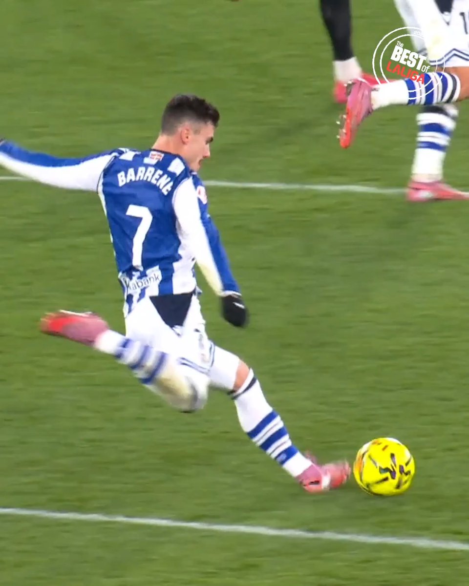 Esta maravilla de Barrene en El Sadar... 🤯 LALIGAEASPORTS | LALIGAHighlights | Real Sociedad Fútbol