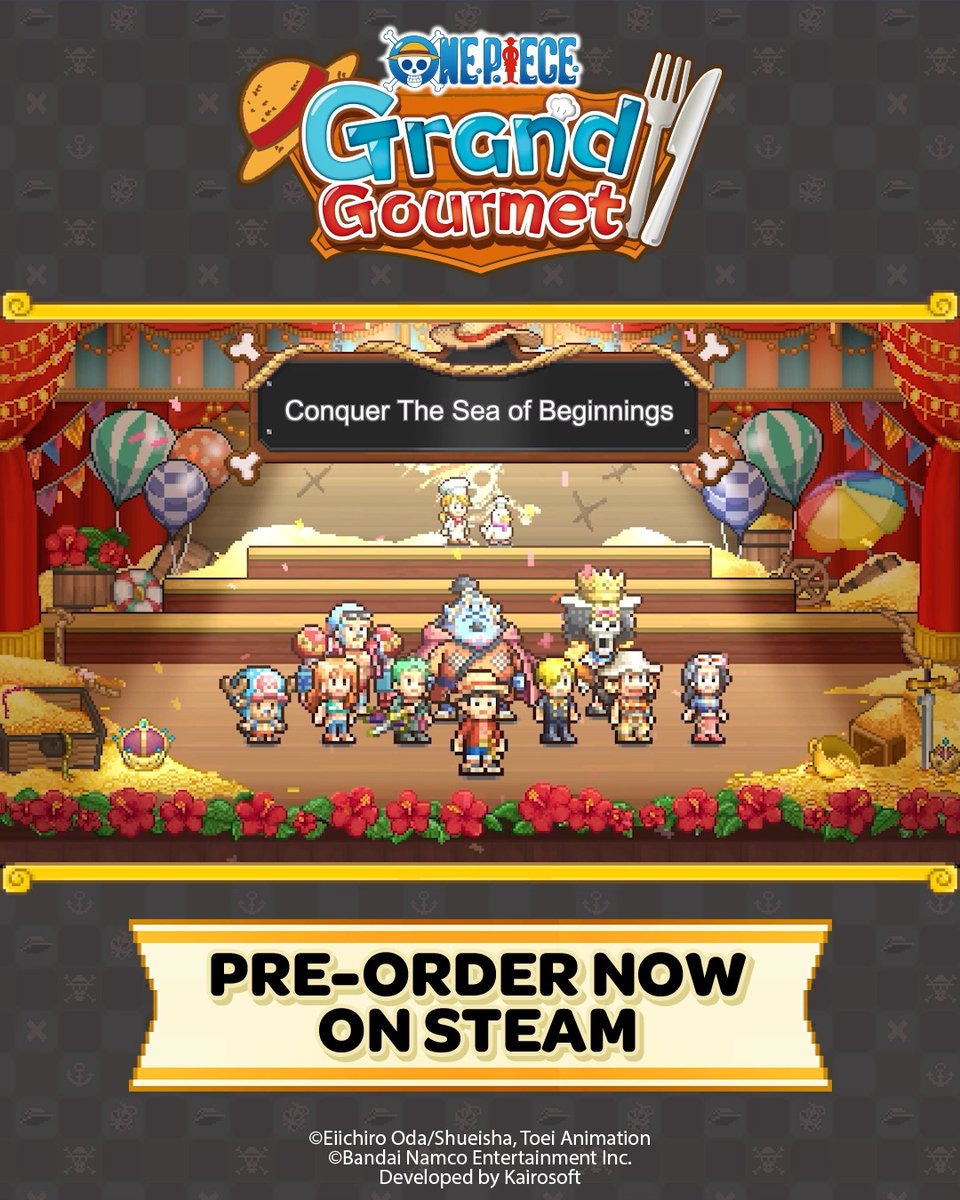 A world built by you begins here. 🌊 Pre-order now on Steam: #OPGG #ONEPIECE