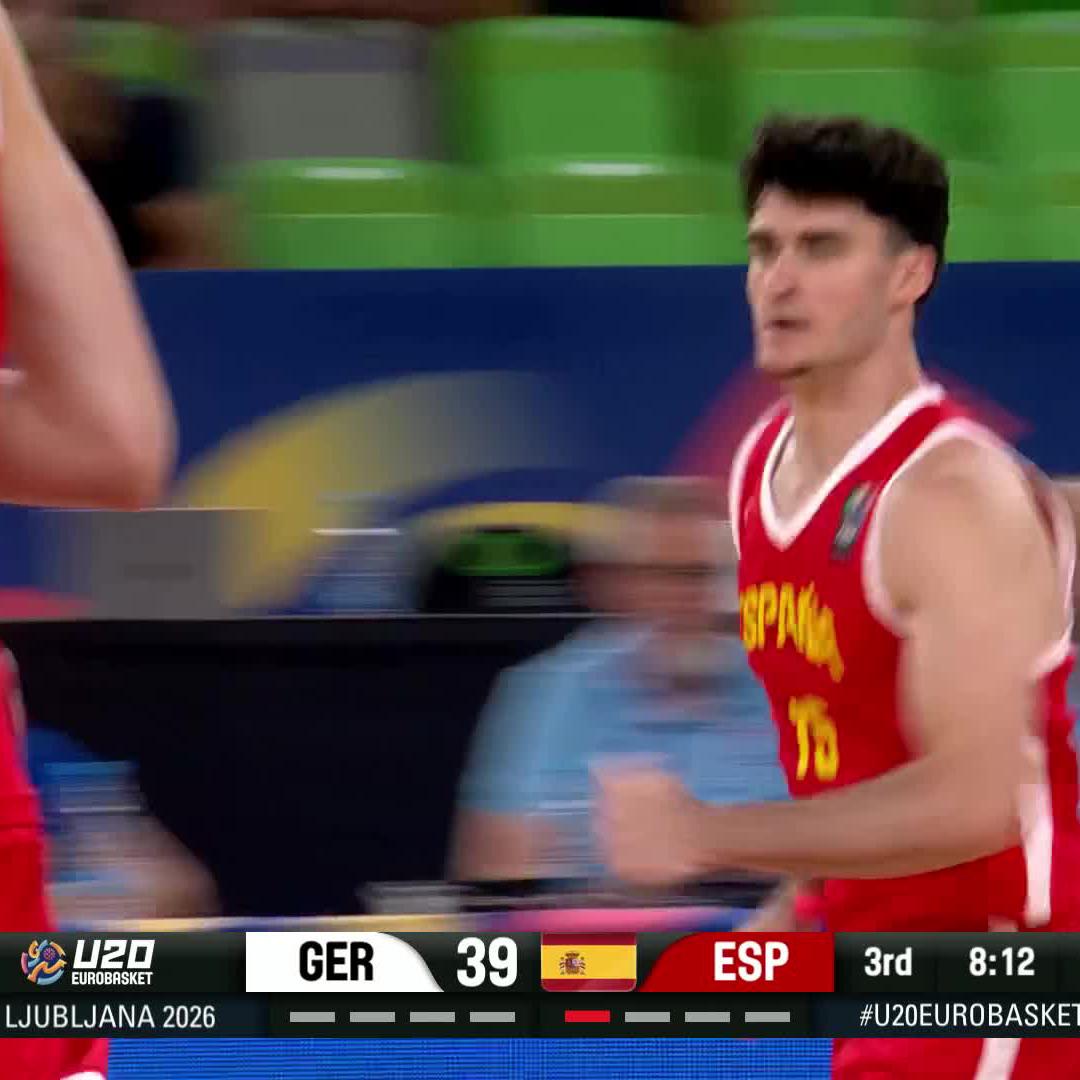 🇪🇸 El partidazo de Raúl Villar para meter a España en semifinales del Eurobasket U20 🔺16 puntos 🔺12 asistencias 🔺3 recuperaciones 🔺+25 con él en cancha 🔺25 valoración