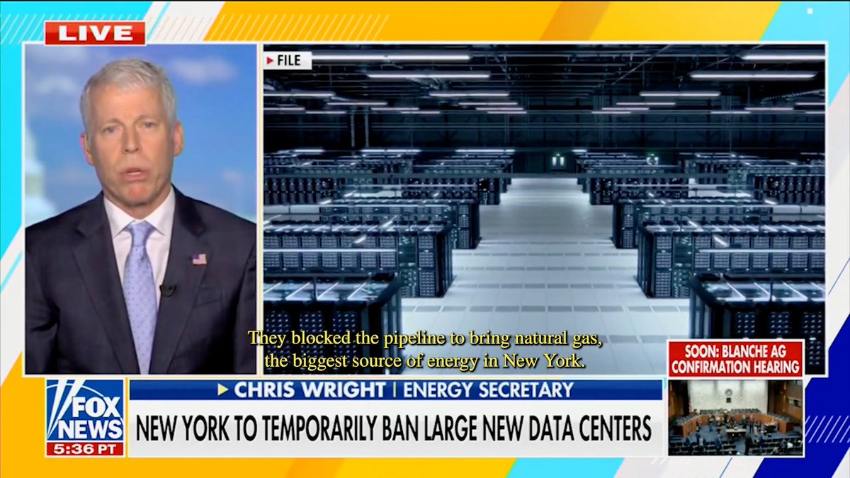 Green energy mandates have driven up electricity prices in New York while shrinking the state’s overall electricity production. Data centers are the greatest tool we have right now to stop the rise in electricity prices and ultimately bring them back down.