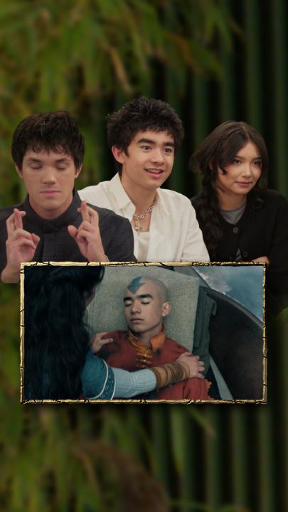 The cast of AVATAR: THE LAST AIRBENDER reacts to that cliffhanger of an ending to Season 2 👀