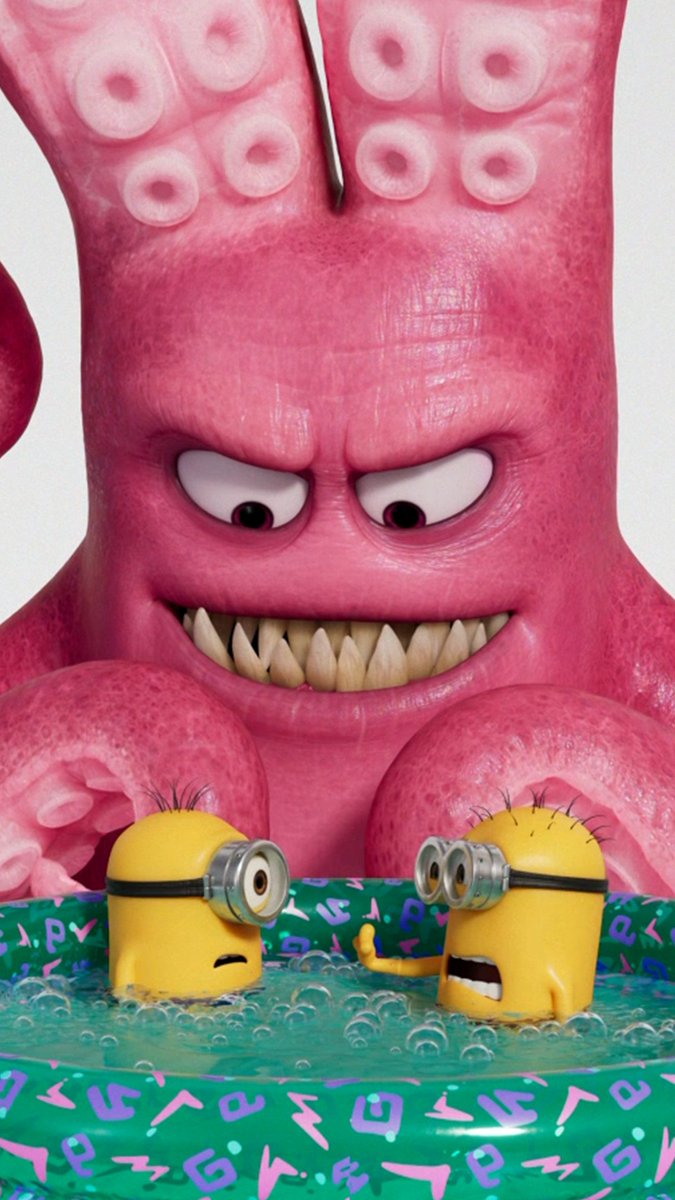 at least they're polite 🤭 Minions &amp; Monsters is now playing in theaters.