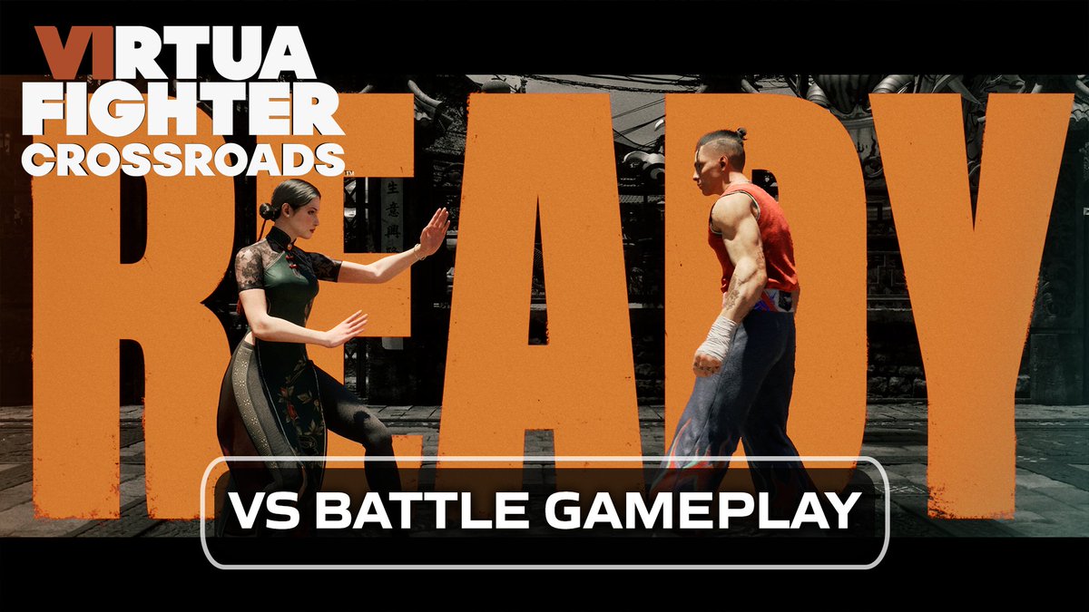 A glimpse of the VS BATTLE gameplay from VIRTUA FIGHTER CROSSROADS, coming in 2027 A city you've never seen A story you've never heard A totally new Virtua Fighter