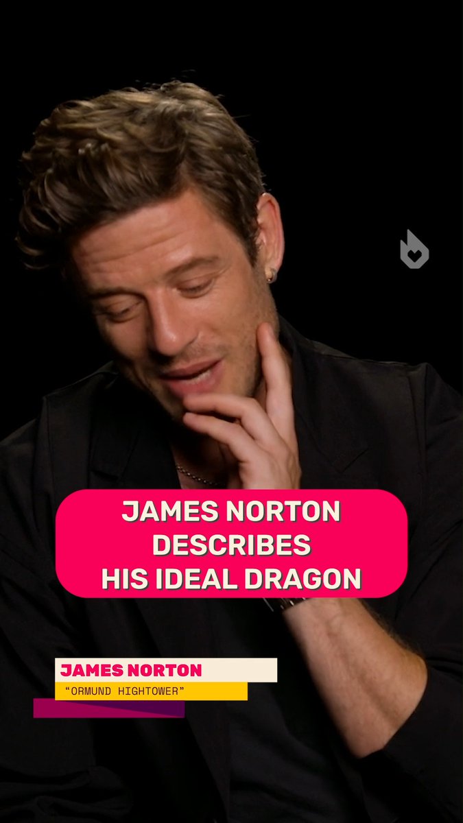 James Norton describes his ideal dragon 🐉 We'd also happily watch him and Sheepstealer cook up a meal together though. #HOTD #HouseoftheDragon #OrmundHightower