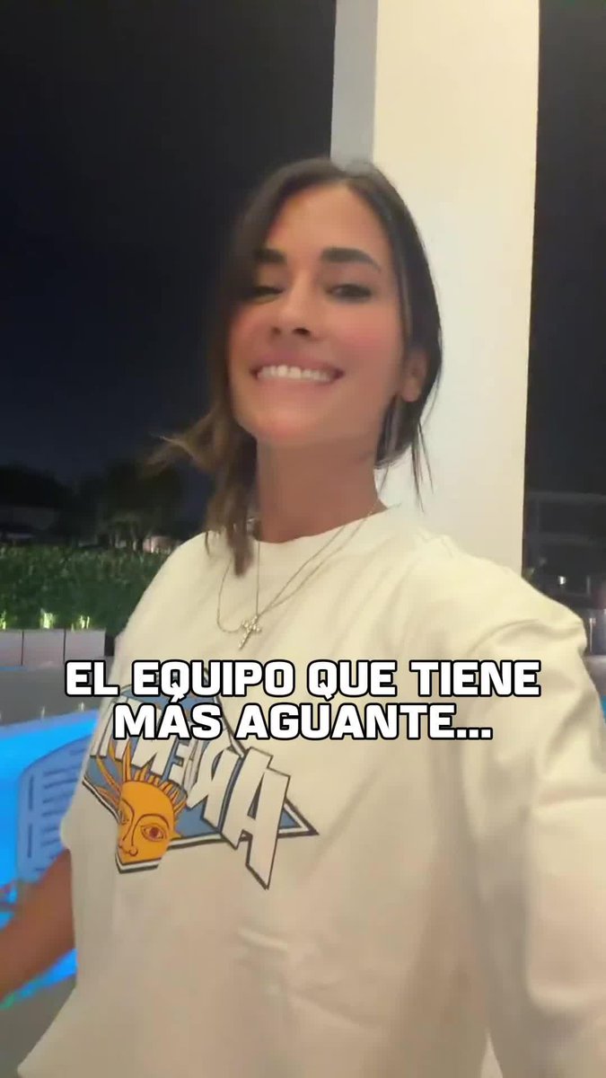 🙌 Una nueva final de Copa del Mundo para la familia Messi y así lo festejó Anto Roccuzzo, al ritmo de la Cumbia de los Trapos... 📹 TT/antonelarocuzzo_ 🏆 #ESPNMundial 📺 Mirá los mejores partidos de la #FIFAWorldCup por ESPN, en el Plan Premium de #DisneyPlus