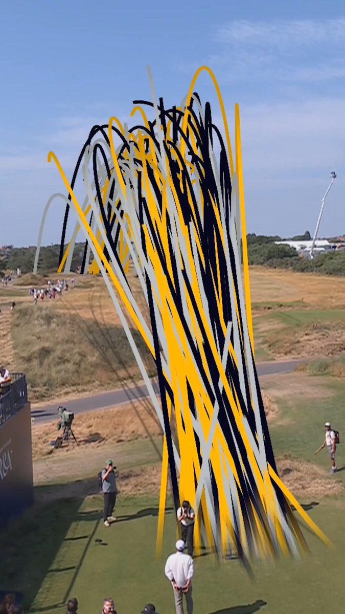 Every shot from the first tee on Thursday at The Open. 🔥 📹: Toptracer