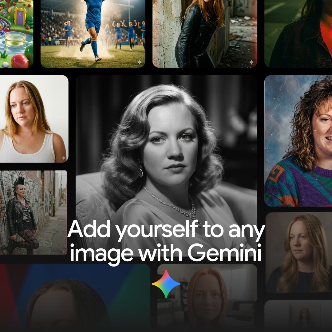 Avatar 🤝 Nano Banana Starting today, placing yourself in different scenes, styles, or eras just got faster and easier. Set up your digital avatar in Gemini once, and you can seamlessly create custom images of yourself without having to upload a selfie every single time.