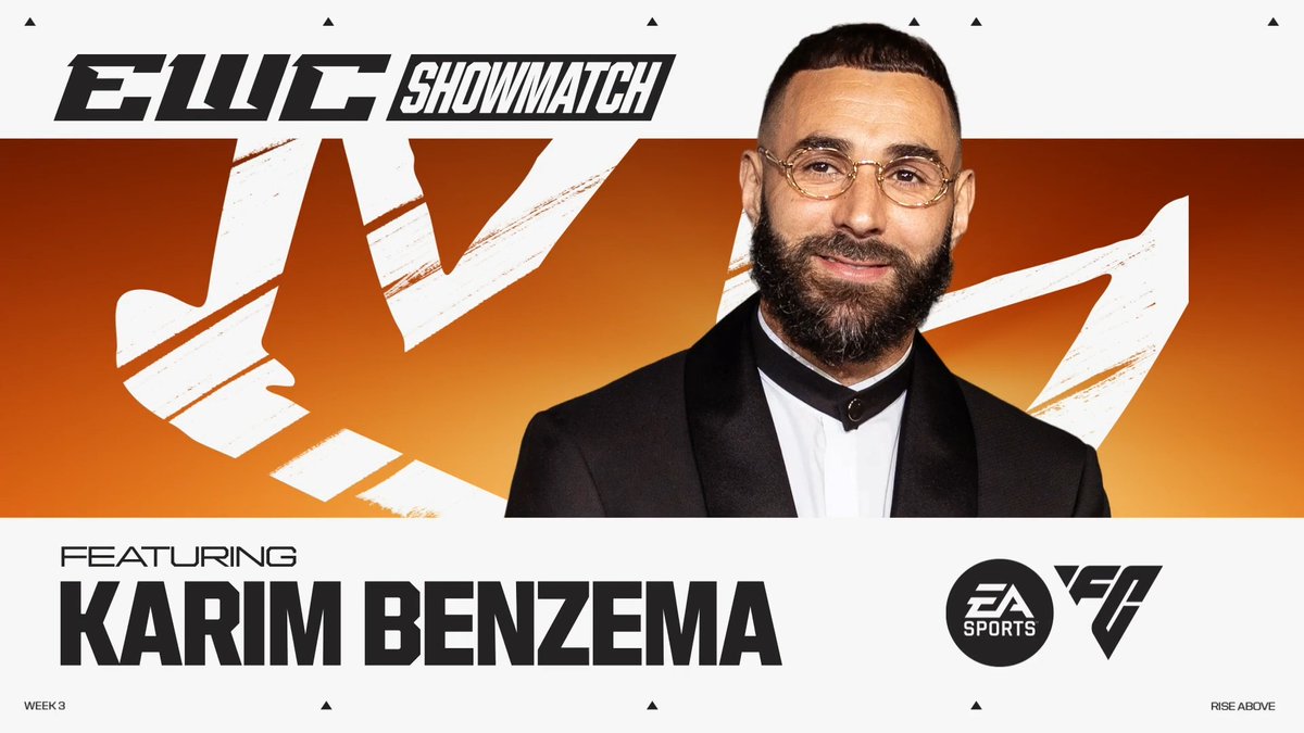 A French legend will play on home turf once again. ⚽ Karim Benzema joins us in the arena for a special EA SPORTS FC Showmatch July 26th.